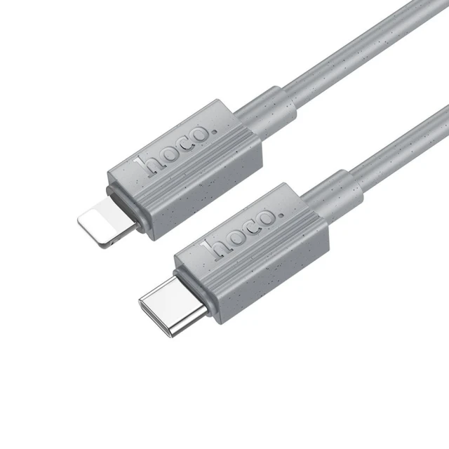 Кабель Hoco X107 USB-C to Lightning PD 27W 1м Grey (6942007626255)
