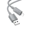 Кабель Hoco X107 USB-A to Lightning 2.4A 1м Grey (6942007626279)