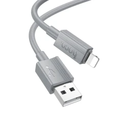 Кабель Hoco X107 USB-A to Lightning 2.4A 1м Grey (6942007626279)