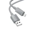 Кабель USB A до Micro USB Hoco X107 2.4A 1 м Grey (6942007626293)