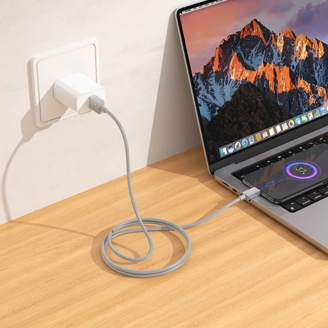 Кабель USB A до Micro USB Hoco X107 2.4A 1 м Grey (6942007626293)