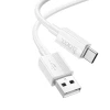 Кабель HOCO X107 USB A to USB C 3A 1 м White (6942007626309)