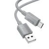 Кабель Hoco X107 USB-A to USB-C 3A 1 м Grey (6942007626316)