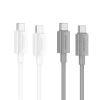 Кабель Hoco X107 USB C to USB C 3A 60W 1m White (6942007626323)