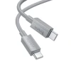 Кабель Hoco X107 USB-C to USB-C 3A 60W 1 м Grey (6942007626330)