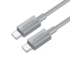 Кабель Hoco X107 USB-C to USB-C 3A 60W 1 м Grey (6942007626330)