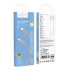 Кабель Hoco X107 USB-C to USB-C 3A 60W 1 м Grey (6942007626330)