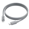 Кабель Hoco X107 USB-C to USB-C 3A 60W 1 м Grey (6942007626330)