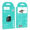 Адаптер OTG USB C до USB A Hoco 3A UA31C Black (6942007628129)
