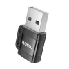 Адаптер Hoco UA31D OTG USB-A to USB-C 3A Black (6942007628143)