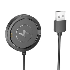 Кабель для зарядки смарт-часов Hoco Y22 0,6 м Black (6942007629010)