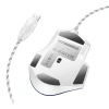Мишка дротова ігрова Hoco GM31 USB A 3600 dpi White Blue (6942007629218)