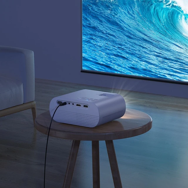 Проєктор Hoco DT1 HD Ready Wi-Fi Bluetooth 720P White (6942007629621)