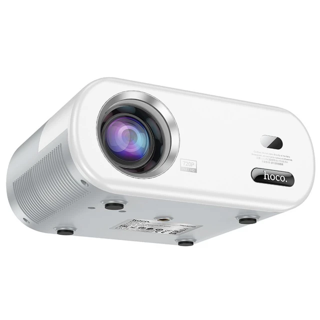 Проєктор Hoco DT2 HD Ready з Android Wi-Fi Bluetooth 720P White (6942007629645)