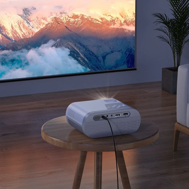 Проєктор Hoco DT2 HD Ready з Android Wi-Fi Bluetooth 720P White (6942007629645)