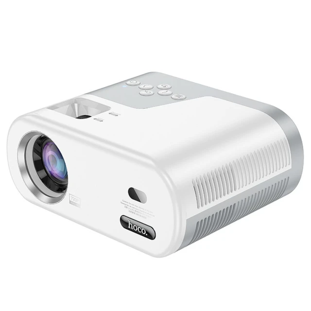 Проєктор Hoco DT2 HD Ready з Android Wi-Fi Bluetooth 720P White (6942007629645)