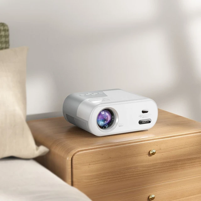 Проєктор Hoco DT2 HD Ready з Android Wi-Fi Bluetooth 720P White (6942007629645)