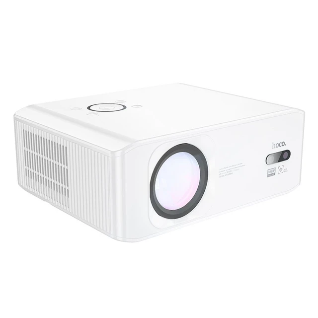 Проєктор Full HD Hoco з системою Android Wi-Fi Bluetooth 1080P DT3 White (6942007629669)