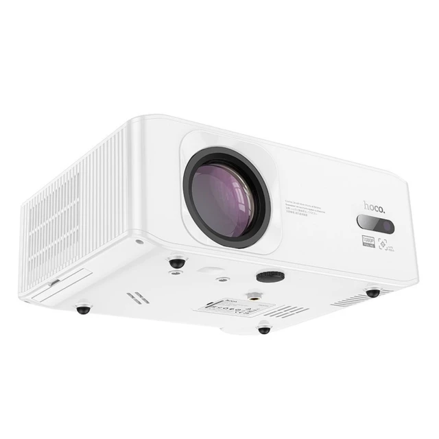 Проєктор Full HD Hoco з системою Android Wi-Fi Bluetooth 1080P DT3 White (6942007629669)