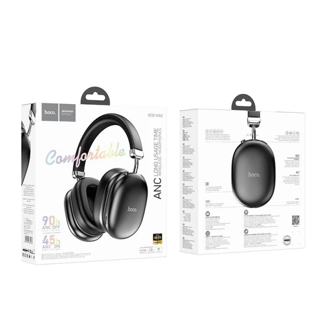 Навушники Hoco ANC W35 MAX Black (6942007631280)
