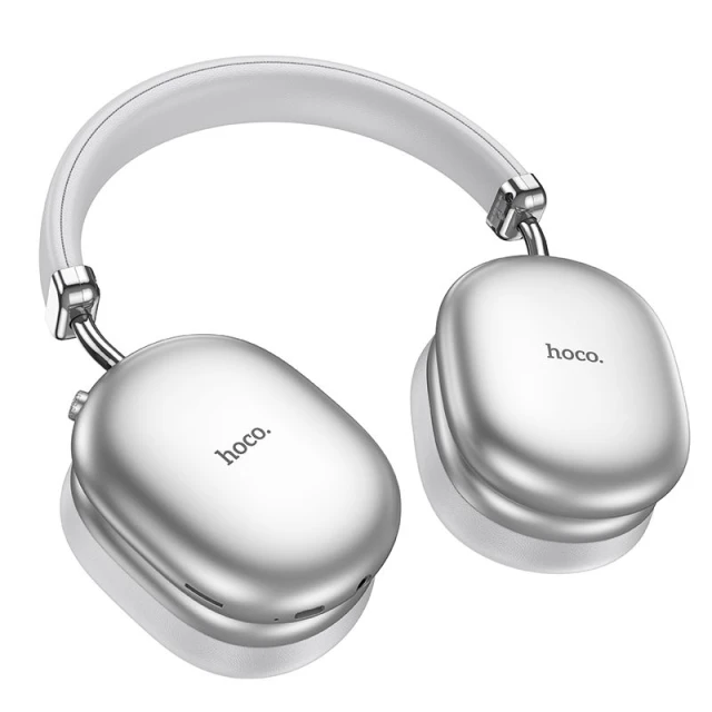 Навушники бездротові Hoco ANC W35 MAX Silver (6942007631297)