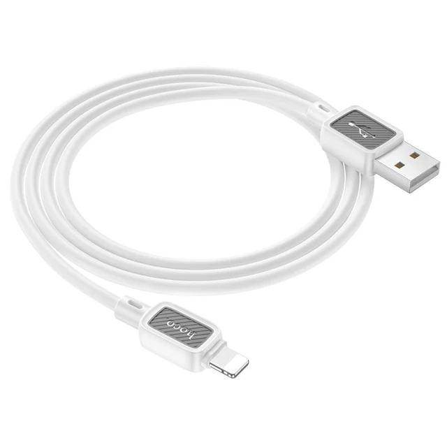 Кабель Hoco X108 USB-A to Lightning 2.4A 1m White (6942007632201)