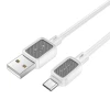 Кабель Hoco X108 USB-A to Micro USB 2.4A 1m White (6942007632225)