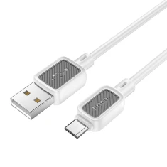 Кабель Hoco X108 USB-A to Micro USB 2.4A 1m White (6942007632225)