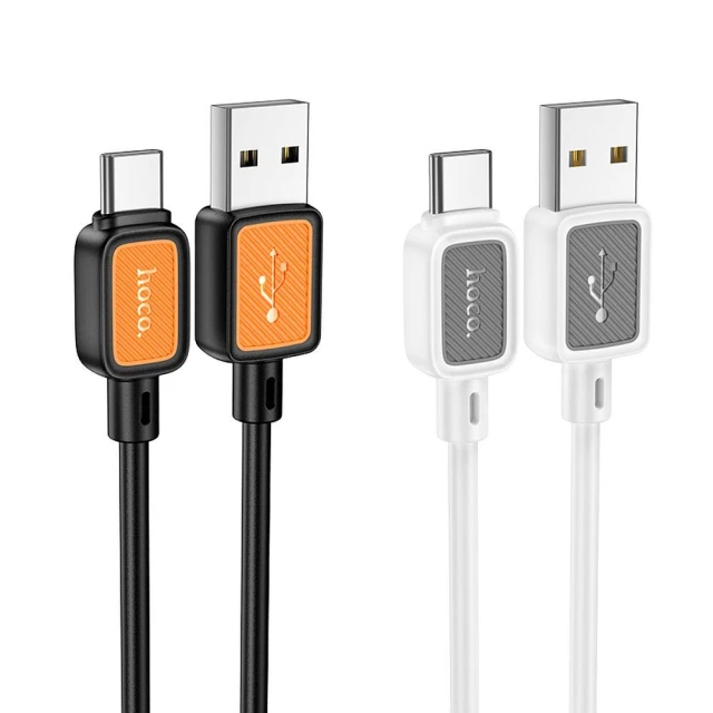 Кабель USB A до USB C Hoco X108 3A 1 м Black (6942007632232)