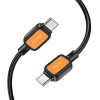 Кабель Hoco X108 USB-C to USB-C 3A 60W 1m Black (6942007632256)