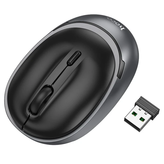 Мишка бездротова Hoco 2.4G 1600 dpi GM34 Grey (6942007632782)