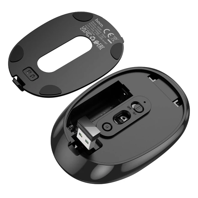 Мишка бездротова Hoco 2.4G 1600 dpi GM34 Grey (6942007632782)