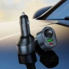 Автозарядка Hoco Z56 USB-A + USB-C + роз'єм прикурювача PD QC3.0 3A 35W Black (6942007633031)