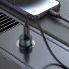 Автомобільний зарядний пристрій Hoco Z57 USB C QC3.0 PD 30W + кабель USB C до Lightning Grey (6942007633062)