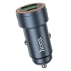 Автозарядка Hoco Z57A USB-A + USB-C QC3.0 PD 30W Grey (6942007633109)
