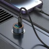 Автомобільний зарядний пристрій Hoco Z57A USB A + USB C QC3.0 PD 30W + кабель USB C до Lightning Black (6942007633123)