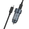 Автомобільний зарядний пристрій Hoco Z57A USB A + USB C QC3.0 PD 30W + кабель USB C до USB C Black (6942007633147)