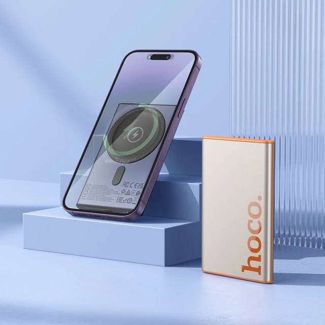 Портативний зарядний пристрій Hoco Q32 5000 mAh QC PD 20 Вт MagSafe Gray (6942007634076)