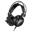Навушники Hoco W110 провідні накладні ігрові USB A + Jack 3.5 mm 2 m Black (6942007634281)
