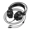 Навушники Hoco W110 провідні накладні ігрові USB A + Jack 3.5 mm 2 m Black (6942007634281)