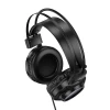 Навушники Hoco W110 провідні накладні ігрові USB A + Jack 3.5 mm 2 m Black (6942007634281)