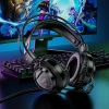 Навушники Hoco W110 провідні накладні ігрові USB A + Jack 3.5 mm 2 m Black (6942007634281)