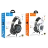 Навушники Hoco W110 провідні накладні ігрові USB A + Jack 3.5 mm 2 m Black (6942007634281)