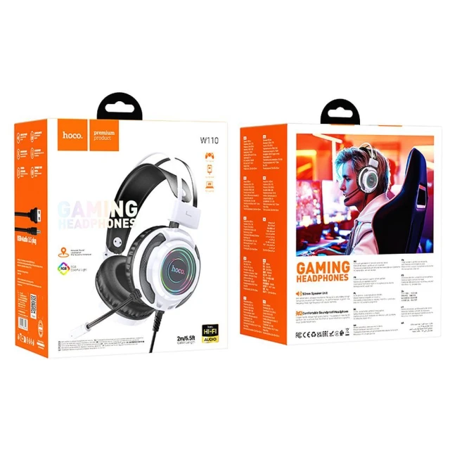 Навушники Hoco W110 Jack 3.5 mm White (6942007634298)