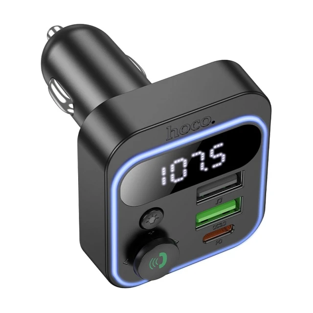FM-трансмиттер Hoco E85 Black (6942007634304)
