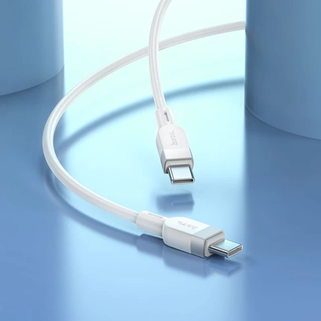 Кабель Hoco X109 USB-C to USB-C 3A 60W 1m White (6942007636278)