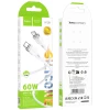Кабель Hoco X109 USB-C to USB-C 3A 60W 1m White (6942007636278)
