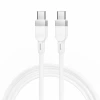 Кабель Hoco X109 USB-C to USB-C 3A 60W 1m White (6942007636278)