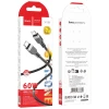 Кабель Hoco X109 USB C to USB C 60W 2m Black (6942007636322)