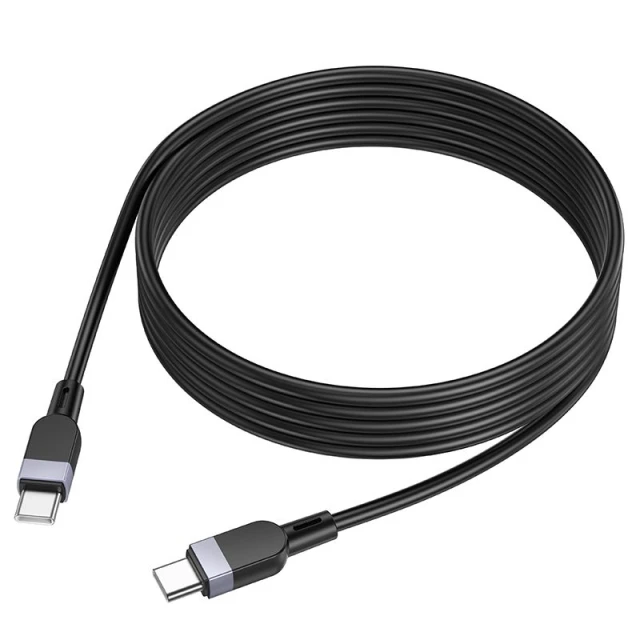 Кабель Hoco X109 USB-C to USB-C 3A 60W 3m Black (6942007636377)